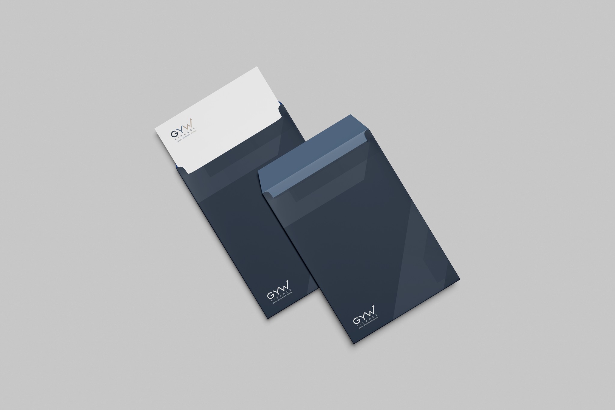 Branded envelopes and letter card