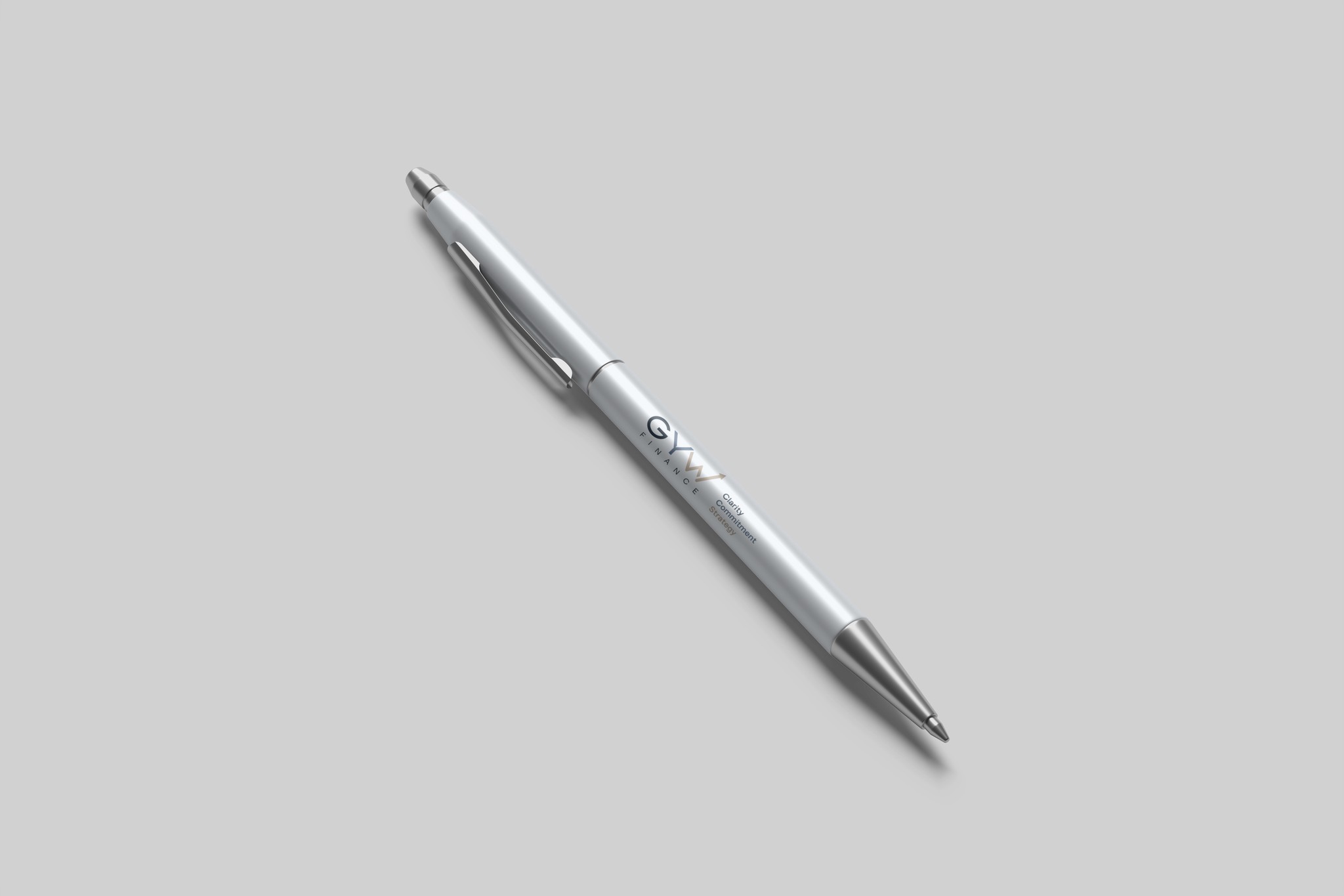A branded pen