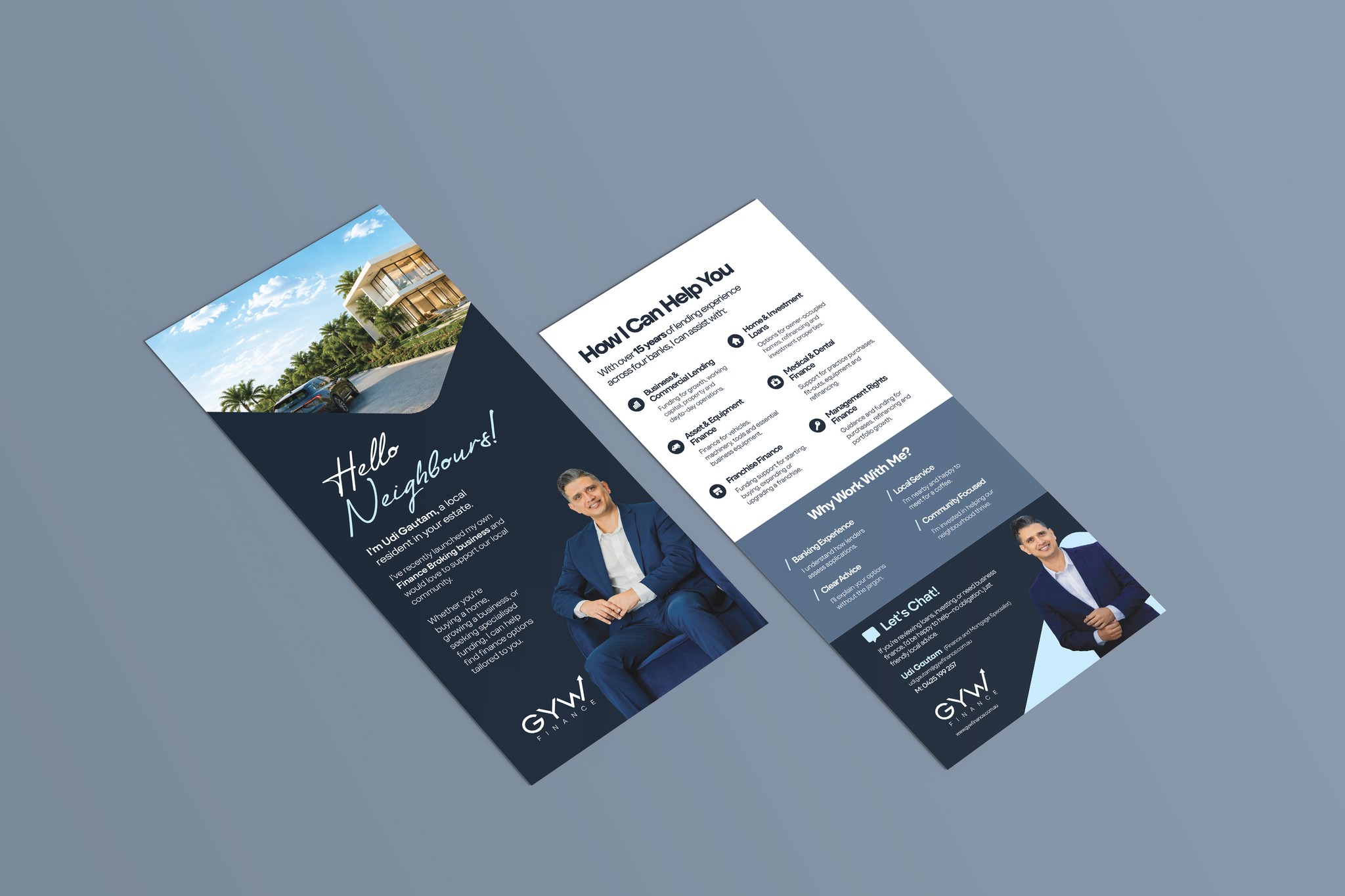 Double-sided DL flyers